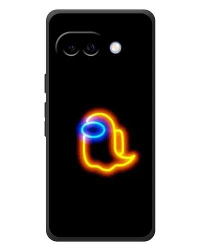 Чехол для Google Pixel 10a с картинкой «Among Us неоновое сияние»