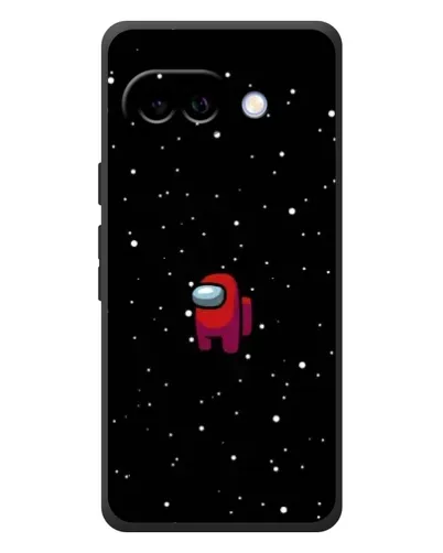 Чехол для Google Pixel 10a с картинкой «Красный Among Us»