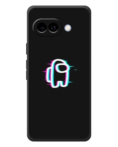 Чехол для Google Pixel 10a с картинкой «Among Us неон»