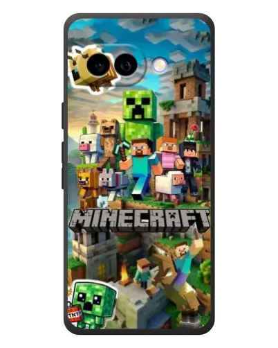 Чохол для Google Pixel 10a з картинкою «Замок Minecraft»