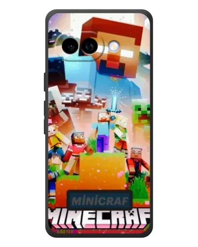 Чохол для Google Pixel 10a з картинкою «Minecraft герої гри»