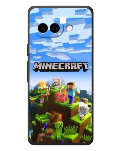 Чохол для Google Pixel 10a з картинкою «Minecraft класичний світ»
