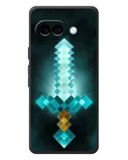 Чохол для Google Pixel 10a з картинкою «Алмазний меч неон»