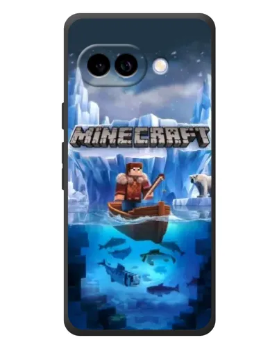 Чохол для Google Pixel 10a з картинкою «Minecraft льодянийсвіт»