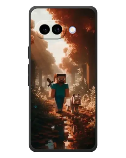 Чохол для Google Pixel 10a з картинкою «Стів у лісі»