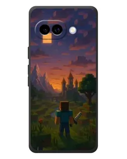 Чохол для Google Pixel 10a з картинкою «Стів біля вежі»