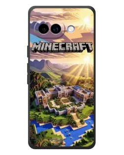 Чохол для Google Pixel 10a з картинкою «Minecraft панорама»