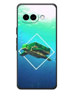 Чохол для Google Pixel 10a з картинкою «Черепаха Minecraft»