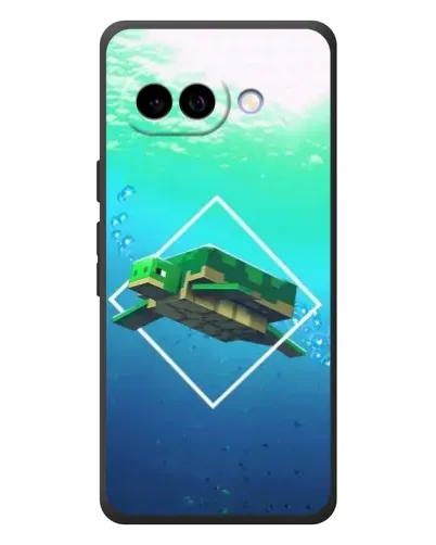 Чохол для Google Pixel 10a з картинкою «Черепаха Minecraft»