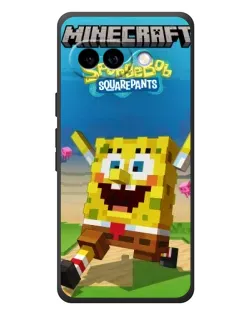 Чохол для Google Pixel 10a з картинкою «Губка Боб Minecraft»