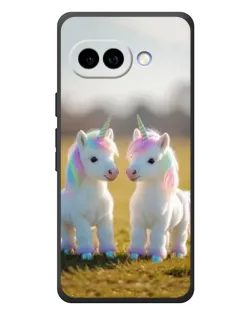 Чехол для Google Pixel 10a с картинкой «Пара единорогов»