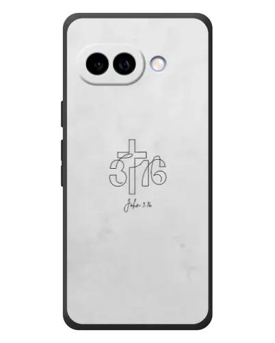 Чехол для Google Pixel 10a с картинкой «Иоанна 3:16 Крест»
