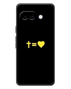 Чехол для Google Pixel 10a с картинкой «Сердце и Крест»