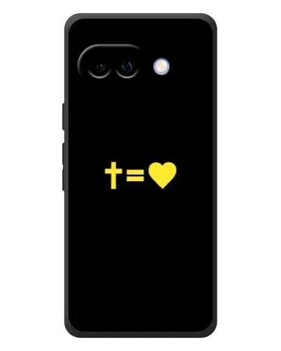 Чехол для Google Pixel 10a с картинкой «Сердце и Крест»