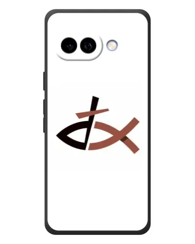 Чехол для Google Pixel 10a с картинкой «Рыба и крест»