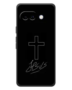 Чохол для Google Pixel 10a з картинкою «Графічний хрест Jesus»