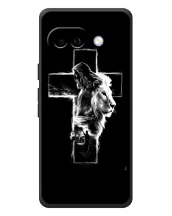 Чохол для Google Pixel 10a з картинкою «Сяючий хрест Jesus»