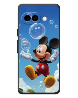 Чохол для Google Pixel 10a з картинкою «Mickey та мильні бульбашки»