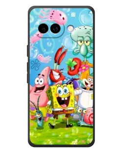 Чохол для Google Pixel 10a з картинкою «Губка Боб та друзі»