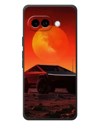 Чехол для Google Pixel 10a с картинкой «Cybertruck на Марсе»