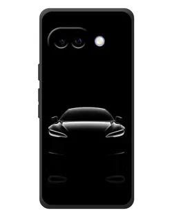 Чехол для Google Pixel 10a с картинкой «Силуэт Tesla Night»