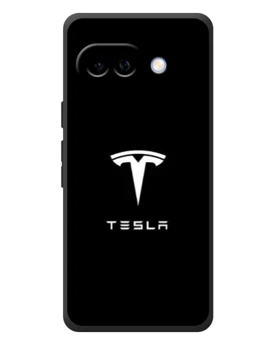 Чехол для Google Pixel 10a с картинкой «Tesla White Logo»