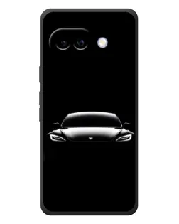 Чехол для Google Pixel 10a с картинкой «Фары Tesla Night»