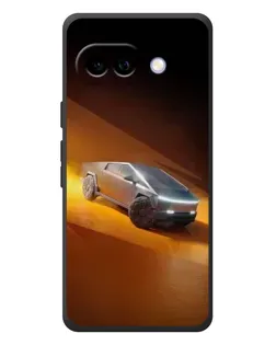 Чехол для Google Pixel 10a с картинкой «Cybertruck в пустыне»