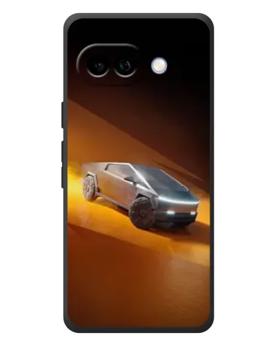 Чехол для Google Pixel 10a с картинкой «Cybertruck в пустыне»