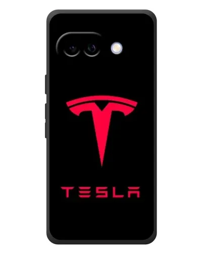 Чехол для Google Pixel 10a с картинкой «Tesla Red Logo»