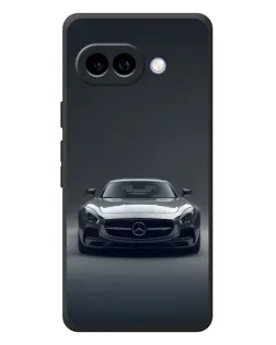 Чехол для Google Pixel 10a с картинкой «Mercedes на черном»