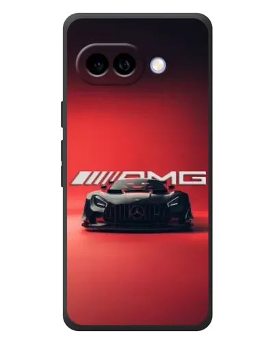 Чохол для Google Pixel 10a з картинкою «Mercedes AMG — червона лінія»