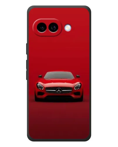 Чехол для Google Pixel 10a с картинкой «Красный Mercedes AMG»