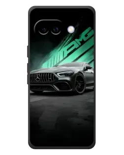 Чохол для Google Pixel 10a з картинкою «Темний Mercedes AMG»