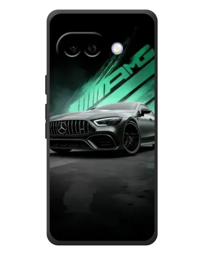 Чохол для Google Pixel 10a з картинкою «Темний Mercedes AMG»