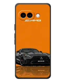 Чохол для Google Pixel 10a з картинкою «Помаранчевий Mercedes AMG»