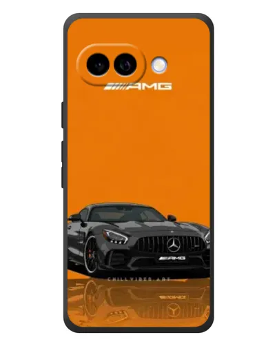 Чохол для Google Pixel 10a з картинкою «Помаранчевий Mercedes AMG»