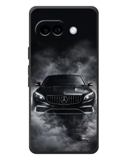Чохол для Google Pixel 10a з картинкою «Mercedes у диму»