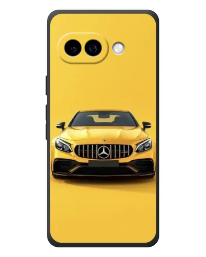 Чохол для Google Pixel 10a з картинкою «Жовтий Mercedes GT»