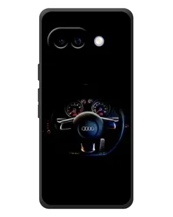 Чехол для Google Pixel 10a с картинкой «Салон Audi — руль»