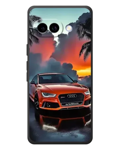 Чохол для Google Pixel 10a з картинкою «Audi — захід сонця»