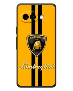 Чехол для Google Pixel 10a с картинкой «Lamborghini Stripe желтый»