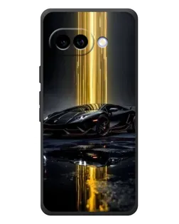 Чехол для Google Pixel 10a с картинкой «Ночной Lamborghini драйв»