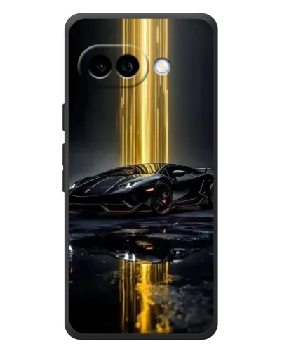 Чохол для Google Pixel 10a з картинкою «Нічний Lamborghini драйв»