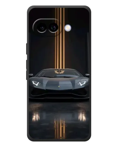 Чохол для Google Pixel 10a з картинкою «Lamborghini золоті лінії»