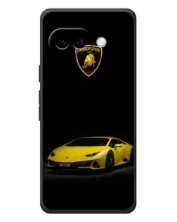 Чохол для Google Pixel 10a з картинкою «Lamborghini жовтий акцент»