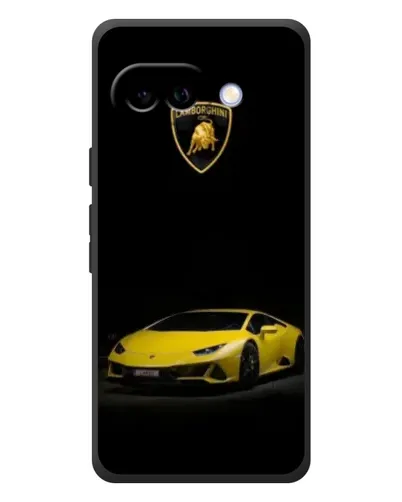 Чохол для Google Pixel 10a з картинкою «Lamborghini жовтий акцент»