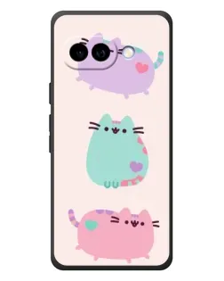 Чохол для Google Pixel 10a з картинкою «Pusheen тріо»