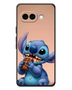 Чохол для Google Pixel 10a з картинкою «Стіч їсть шоколад»