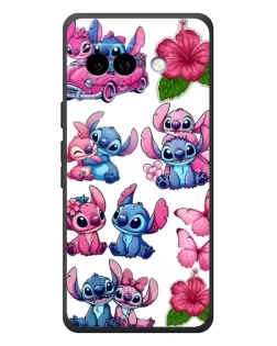 Чохол для Google Pixel 10a з картинкою «Стікери Stitch та Angel»
